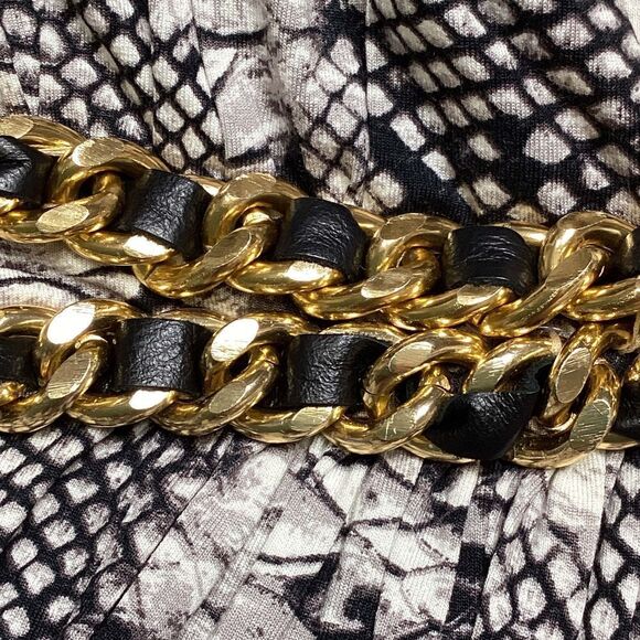 New. SKY snake print plunge neck top with chain detail. Retails $189 - Picture 7 of 8